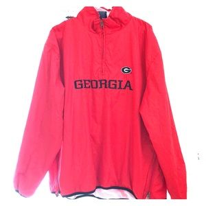 Men’s UGA golf windbreaker